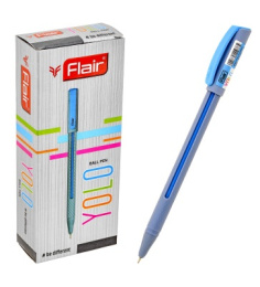Ручка шариковая Flair Yolo, синяя, 0,7мм F-1389/СИН