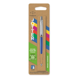 Ручка Parker шариковая Jotter Blue, синяя 1мм, кнопочная 2076052