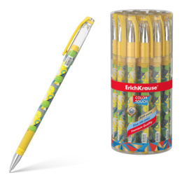 Ручка шариковая ErichKrause Colortouch Lime, синяя 56130