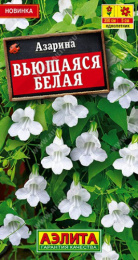 Азарина Вьющаяся белая 5шт. цветной пакет Аэлита