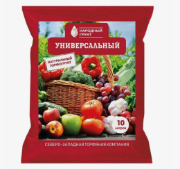 Грунт универсальный 10л Народный Грунт СЗТК