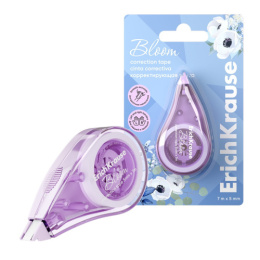 Корректирующая лента 5мм х  7м ErichKrause Pastel Bloom, в блистере 61929