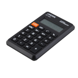 Калькулятор Devente DP-1612 12 разрядов, 69х114х14мм, черный 4030306