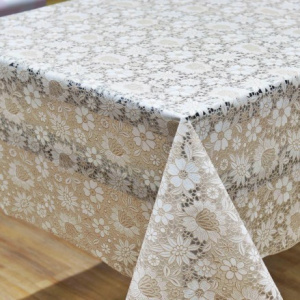 Клеенка ажурная 1,37х20м Lace матовая Grace LA-011C