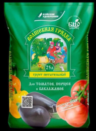Грунт для томата, перца 25л Волшебная Грядка Буйские удобрения