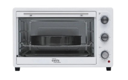 Духовка электрическая 48л, 2000Вт, белый Oasis M-S45W