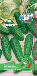 Огурец Конкурент  0,5г цветной пакет серия Даешь урожай Седек