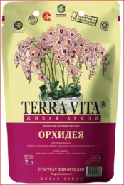 Грунт для орхидей 2,0л Живая Земля Terra Vita