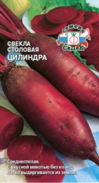 Свекла Цилиндра   3г цветной пакет Седек