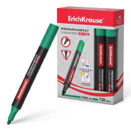 Маркер перманентный зеленый ErichKrause P-170 7315