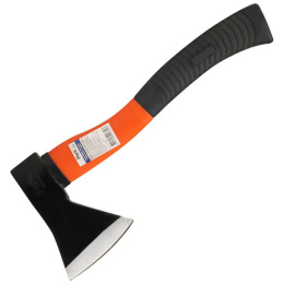 Топор 0,8кг фиберглассовая ручка, кованый, скругленное лезвие, Премиум AXE8PR Park 354207