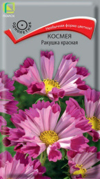 Космея Ракушка красная 0,1г цветной пакет Поиск