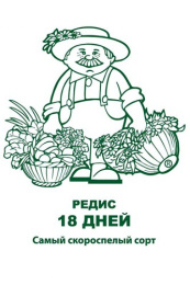 Редис 18 дней  3г белый пакет, увеличенный размер Поиск