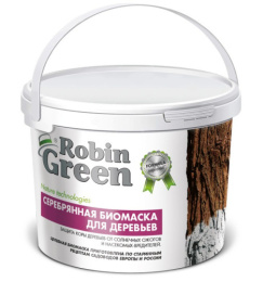 Побелка-Биомаска для садовых деревьев серебрянная 3,5кг Robin Green