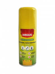Аэрозоль от комаров, мошек, слепней 100мл Argus  AR-338