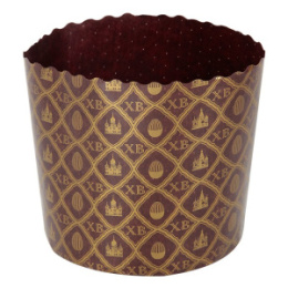 Форма для выпечки бумажная для кулича d- 9см h-9см ХВ Яйца коричневые