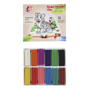 Пластилин 12 цветов Луч Zoo 29С 1722-08
