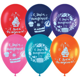 Шар пастель 30см Meshu Sweet Day М12/30 ассорти MS_42104