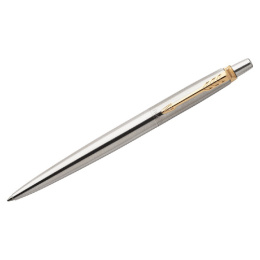 Ручка Parker гелевая Jotter Stainless Steel GT, черная 0,7мм 2020647