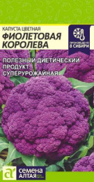 Капуста цветная Фиолетовая Королева 0,1г цветной пакет Семена Алтая