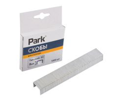Скобы для мебельного степлера  8мм 1000шт., тип 53 Park 009175