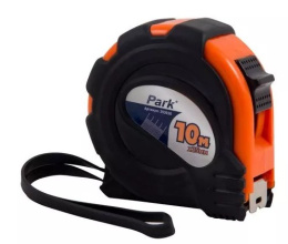 Рулетка 10м х 25мм обрезиненный корпус с фиксатором Park TM30-10025/353030