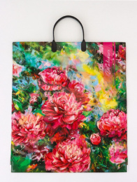 Пакет подарочный ПВД петлевой 40х44см Живопись ПР4044ЖИВ