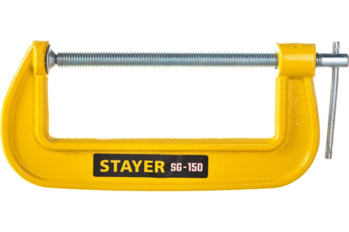 Струбцина G-образная 150мм чугунная Stayer 3215-150