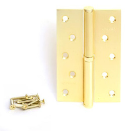Петля врезная Apecs 120х80-B-Steel-GM-R правая, матовое золото Apecs 23013