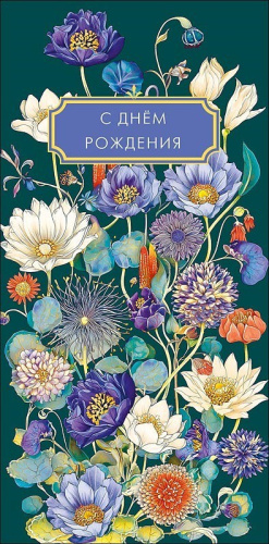 Открытка-конверт для денег С Днем рождения 0322.528