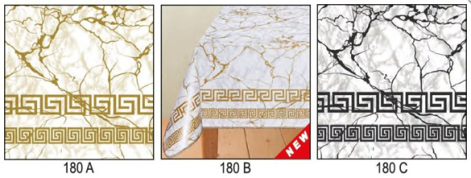 Клеенка столовая на нетканой основе 1,4х20м Dekorama 180C