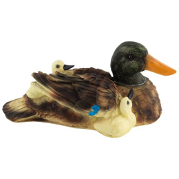 Фигурка садовая из полистоуна Утка с утятами 32х18х14см Park 169380