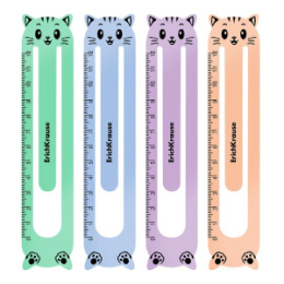 Закладка ErichKrause Matt Pastel Bloom фигурные ассорти, 4шт. в упаковке 61228 ЦЕНА ЗА УПАКОВКУ