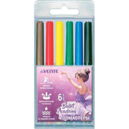 Фломастеры  6 цветов Devente Ballet Academy 5080524