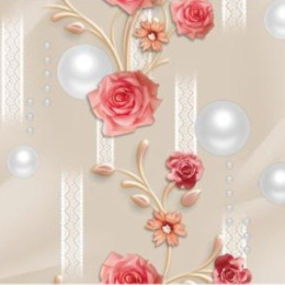 Клеенка столовая на нетканой основе 1,35х25м Grace M-6691-2