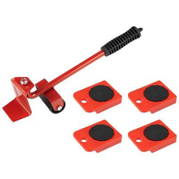 Набор для перемещения мебели (домкрат, 4 тележки) Park 103935