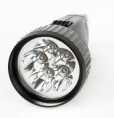 Фонарь аккумуляторный светодиодный  5LED черный Ultraflash LED3859