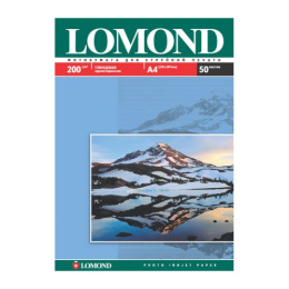 Бумага А4 Lomond глянцевая односторонняя 200г 50 листов 0102020