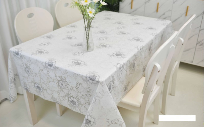 Клеенка ажурная 1,37х20м Lace матовая Grace LA-011UH