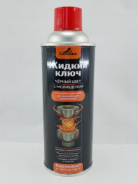 Смазка Жидкий ключ универсальная 520мл черный, с молибденом Gasolina ГЗ-22/3-520-К28