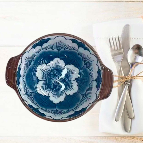 Салатник керамический 110мм с узором Радужный Дом РД22796