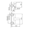 Смеситель для душа Frud R157 R20157 Frud 42912