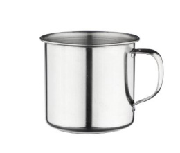 Кружка из нержавеющей стали 0,37л 8см Vetta 832-014