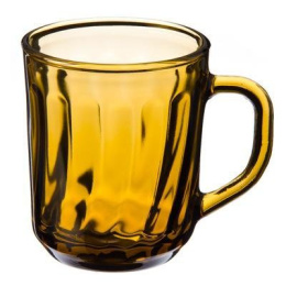 Кружка стеклянная 250мл Elica дымка Ca del Vetro 62048