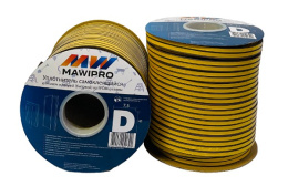 Уплотнитель самоклеящийся  9х7,5мм, 100м D-профиль, коричневый Mawipro D975-8016/ MW-2823