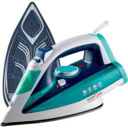 Утюг 2400Вт, керамическая подошва, белый с зеленым Maxtronic MAX-PL-CR281/DGR