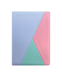 Обложка для паспорта Трио, светло-голубой 2203.ТР-124