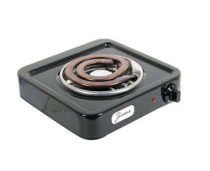 Плита электрическая настольная 1 конфорка, спираль, черный Злата 114Т
