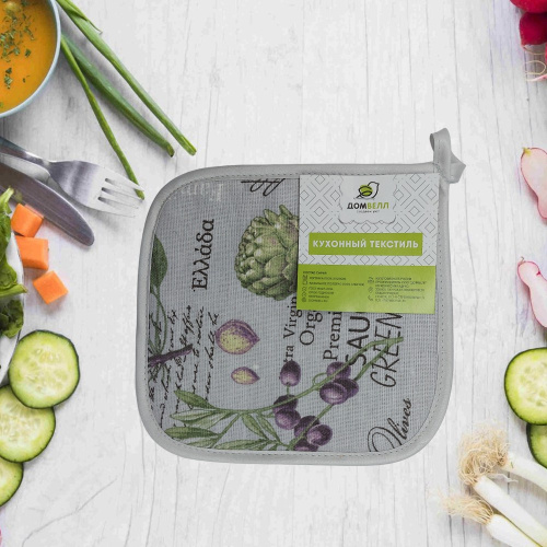 Прихватка кухонная рогожка Гурман 3108/1 ДомВелл 