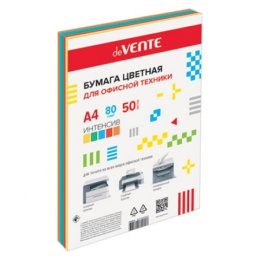 Бумага А4 Devente интенсив 5 цветов 80г  50 листов 2072249